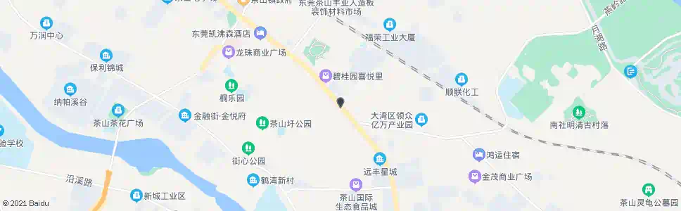 东莞中国电信(茶山)_公交站地图_东莞公交_妙搜公交查询2025