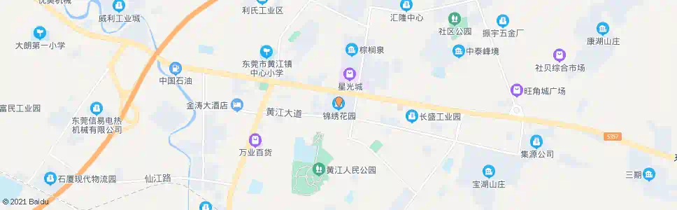 东莞锦绣花园_公交站地图_东莞公交_妙搜公交查询2025