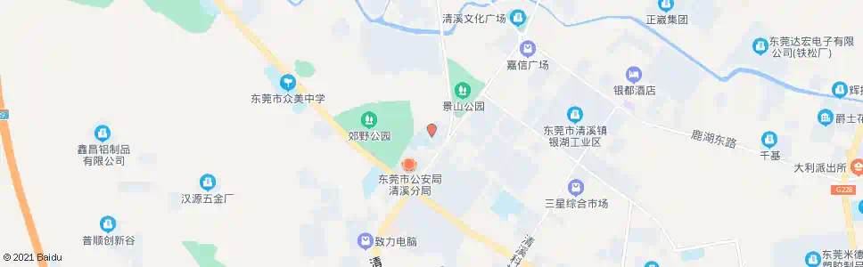 东莞清溪电信局_公交站地图_东莞公交_妙搜公交查询2025