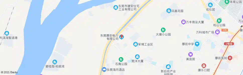 东莞厚街电力公司_公交站地图_东莞公交_妙搜公交查询2025
