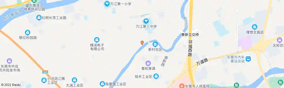 东莞茅岗新村总站_公交站地图_东莞公交_妙搜公交查询2025