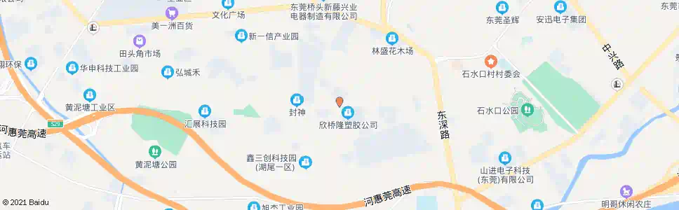 东莞禾坑村_公交站地图_东莞公交_妙搜公交查询2025