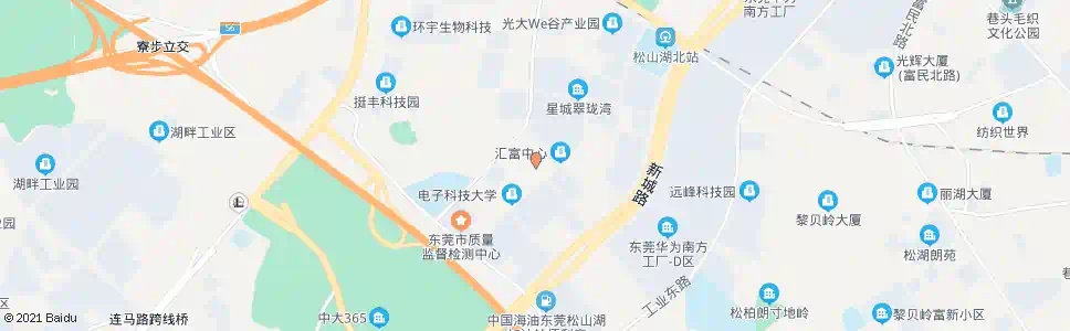 东莞国际金融C区_公交站地图_东莞公交_妙搜公交查询2025