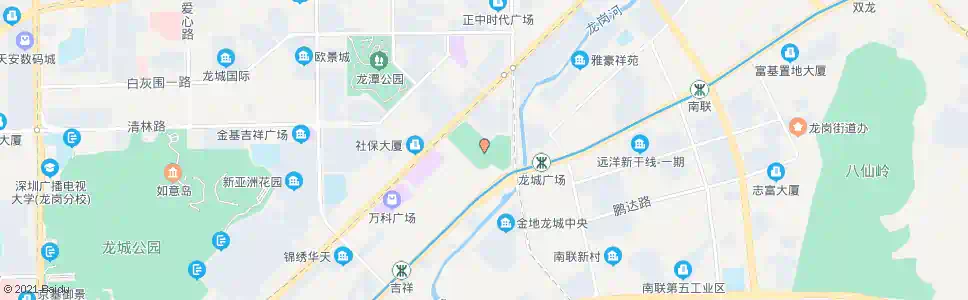 东莞龙城广场_公交站地图_东莞公交_妙搜公交查询2025
