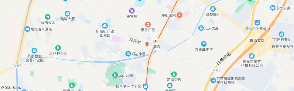 东莞南环路口_公交站地图_东莞公交_妙搜公交查询2025