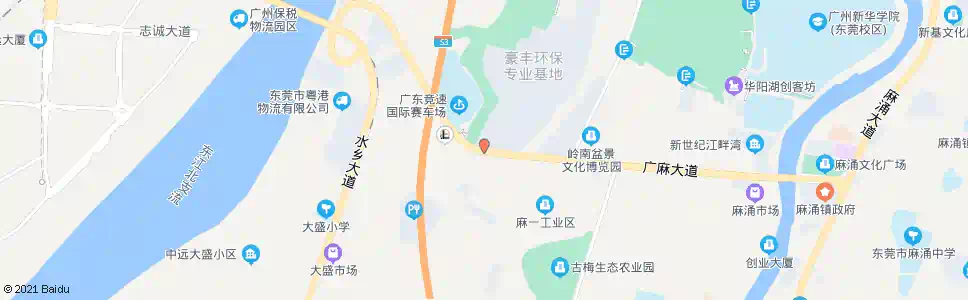 东莞马滘河(花海漂流)_公交站地图_东莞公交_妙搜公交查询2025