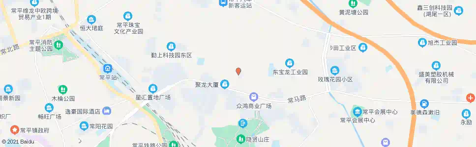 东莞横江厦村_公交站地图_东莞公交_妙搜公交查询2025