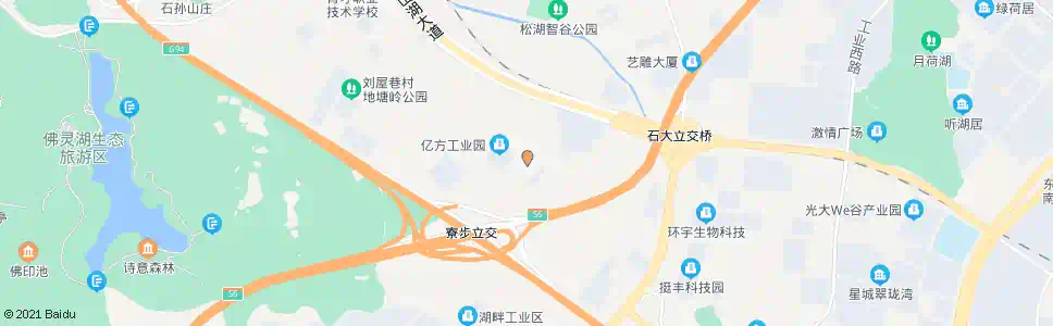 东莞福田村_公交站地图_东莞公交_妙搜公交查询2025