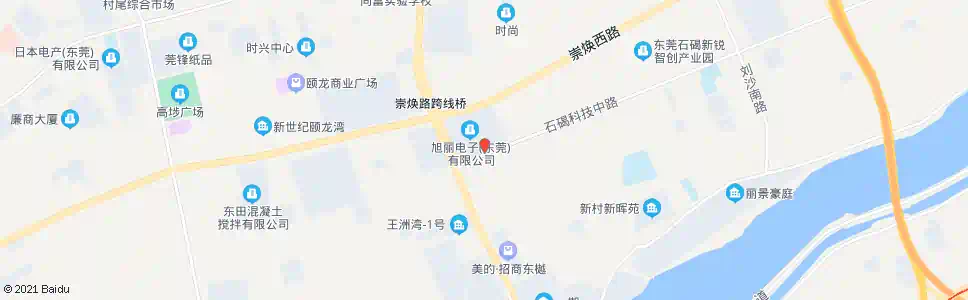 东莞旭基电子厂_公交站地图_东莞公交_妙搜公交查询2025
