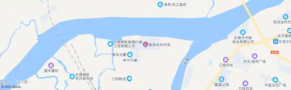 东莞木材市场_公交站地图_东莞公交_妙搜公交查询2025