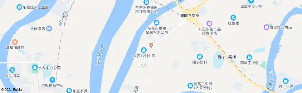 东莞大罗沙路口_公交站地图_东莞公交_妙搜公交查询2025