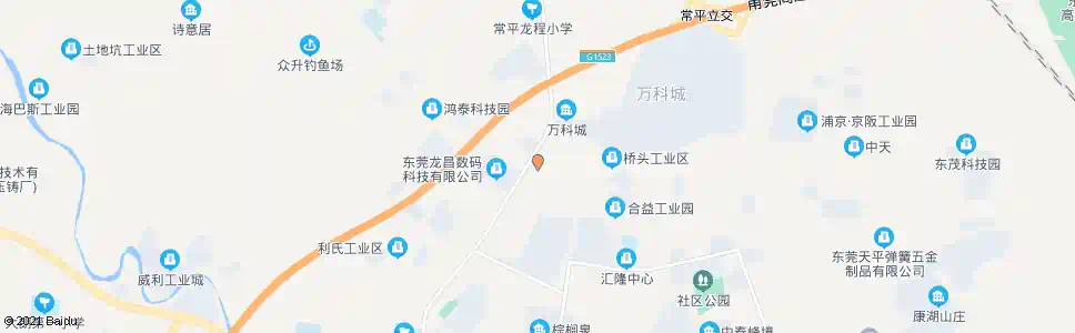 东莞桥沥工业区_公交站地图_东莞公交_妙搜公交查询2025