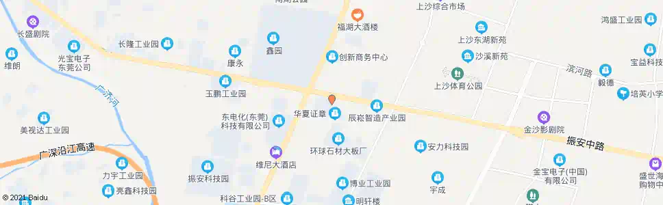 东莞复兴工业区_公交站地图_东莞公交_妙搜公交查询2025