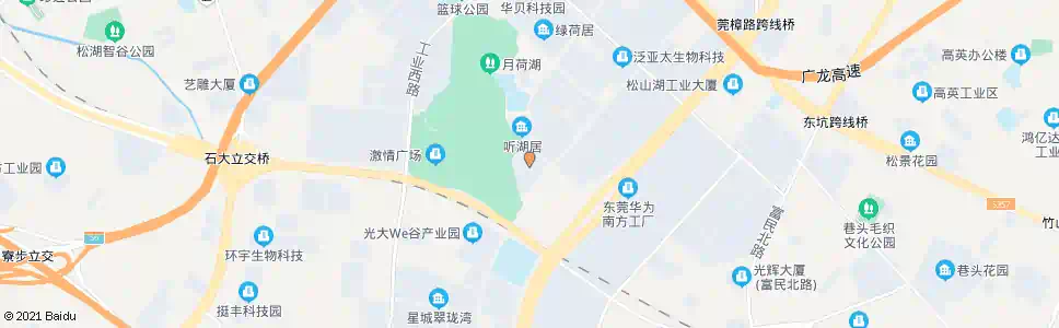 东莞月荷居_公交站地图_东莞公交_妙搜公交查询2025