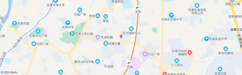 东莞百利商场_公交站地图_东莞公交_妙搜公交查询2025