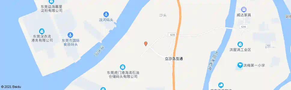 东莞中围村委会_公交站地图_东莞公交_妙搜公交查询2025