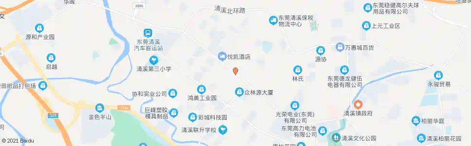 东莞浮岗市场_公交站地图_东莞公交_妙搜公交查询2025
