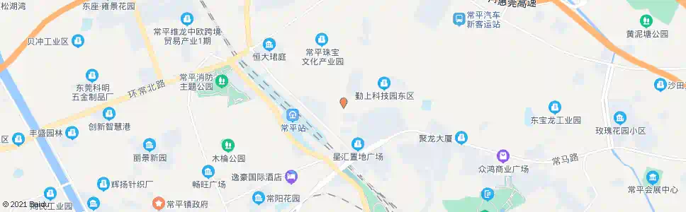 东莞新天美地花园_公交站地图_东莞公交_妙搜公交查询2025