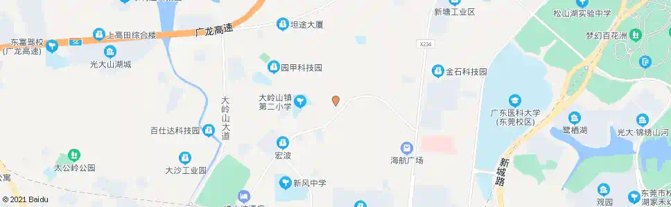 东莞金桔市场_公交站地图_东莞公交_妙搜公交查询2025
