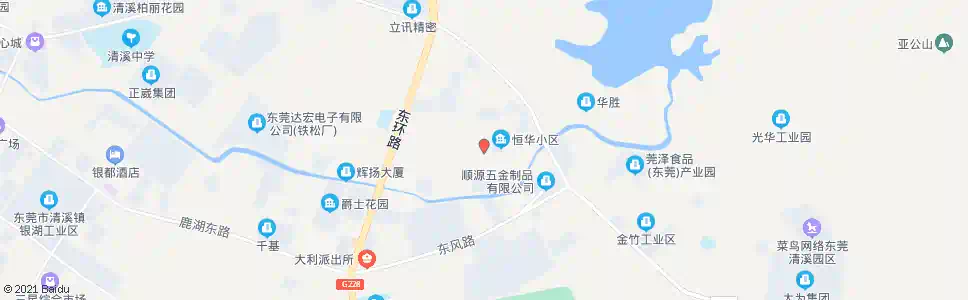 东莞合胜厂_公交站地图_东莞公交_妙搜公交查询2025