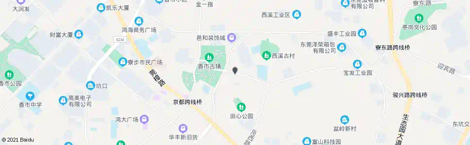东莞西溪卫生站_公交站地图_东莞公交_妙搜公交查询2025