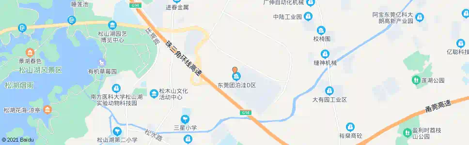 东莞莞台生物中心_公交站地图_东莞公交_妙搜公交查询2025