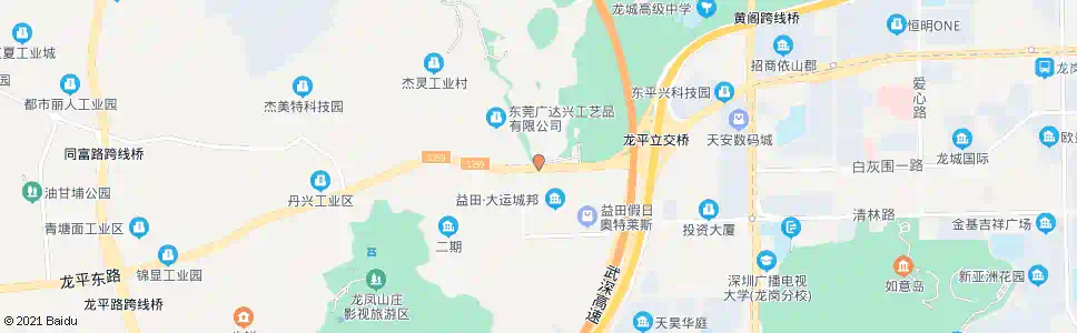 东莞大运城邦_公交站地图_东莞公交_妙搜公交查询2025