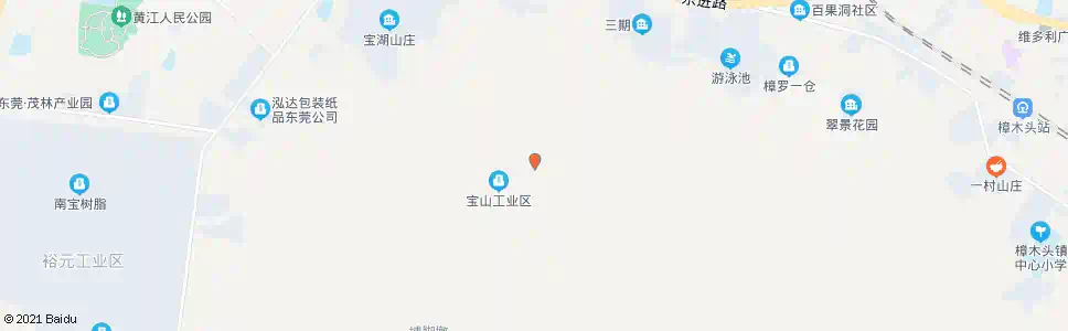 东莞宝山工业区_公交站地图_东莞公交_妙搜公交查询2025