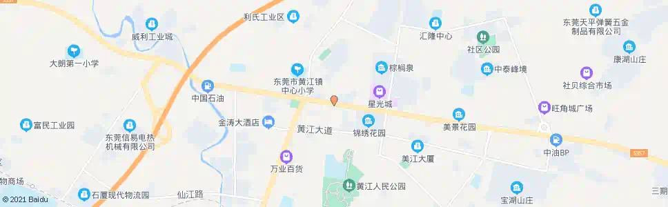 东莞黄江书城_公交站地图_东莞公交_妙搜公交查询2025