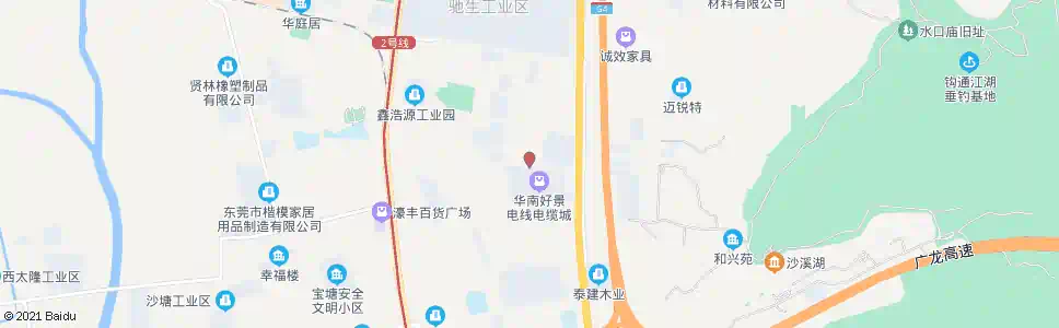 东莞好景电缆城_公交站地图_东莞公交_妙搜公交查询2025