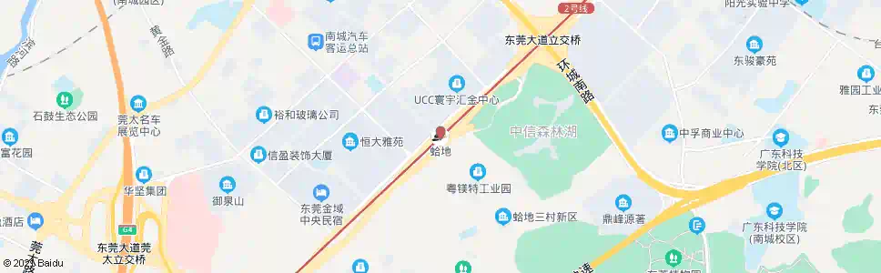 东莞蛤地站_公交站地图_东莞公交_妙搜公交查询2025