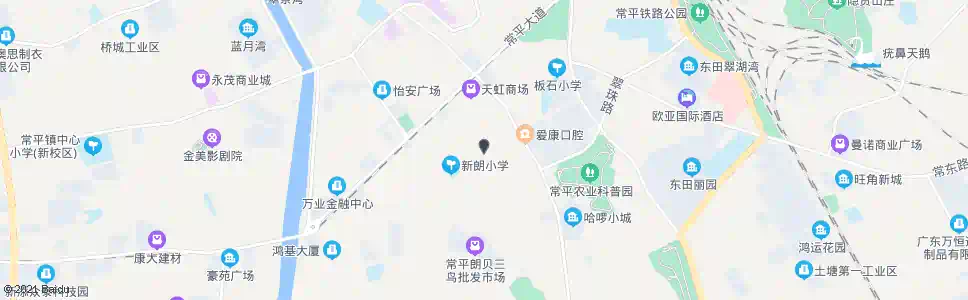 东莞朗贝市场_公交站地图_东莞公交_妙搜公交查询2025