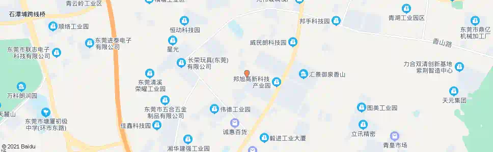 东莞中旭服饰厂_公交站地图_东莞公交_妙搜公交查询2025