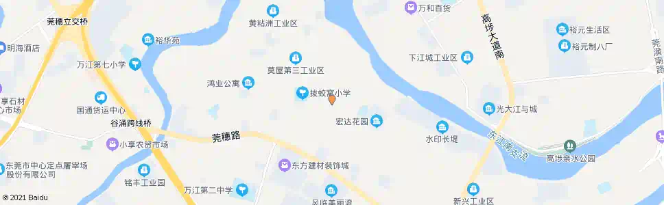 东莞百思特制衣厂_公交站地图_东莞公交_妙搜公交查询2025