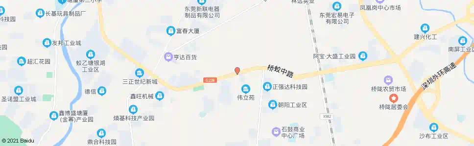 东莞石鼓派出所_公交站地图_东莞公交_妙搜公交查询2025