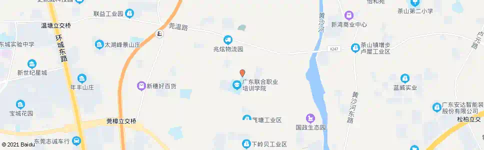 东莞联合技校_公交站地图_东莞公交_妙搜公交查询2025