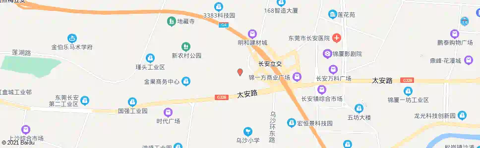 东莞新安第一社区卫生站对面_公交站地图_东莞公交_妙搜公交查询2025