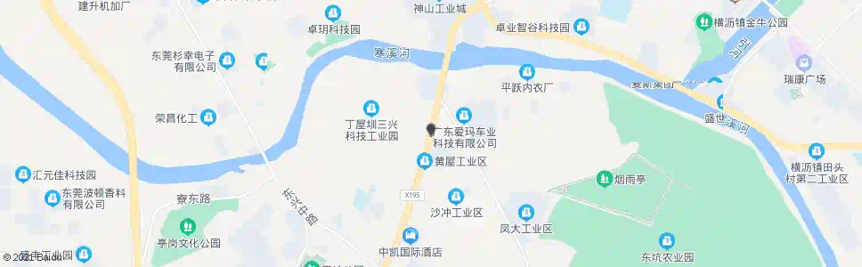 东莞丁屋_公交站地图_东莞公交_妙搜公交查询2025