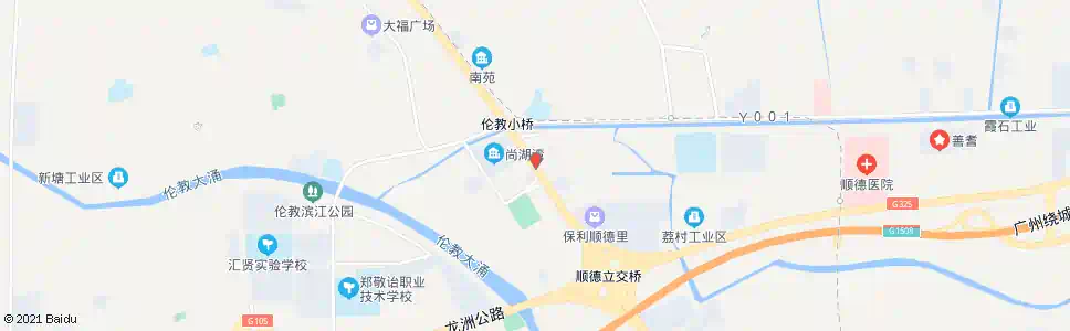 佛山景湖公园(105国道)_公交站地图_佛山公交_妙搜公交查询2025