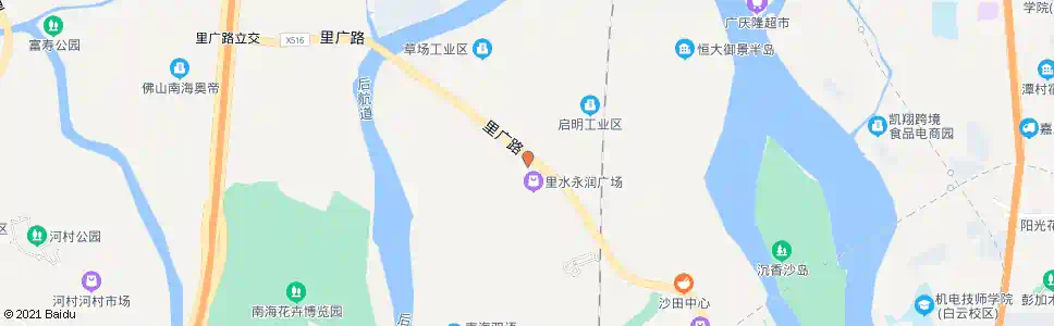 佛山三洲横冲路口_公交站地图_佛山公交_妙搜公交查询2025