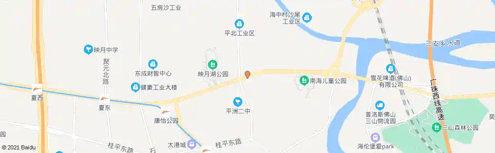 佛山平北村委_公交站地图_佛山公交_妙搜公交查询2025