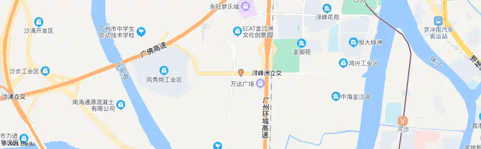 佛山建设大道_公交站地图_佛山公交_妙搜公交查询2025