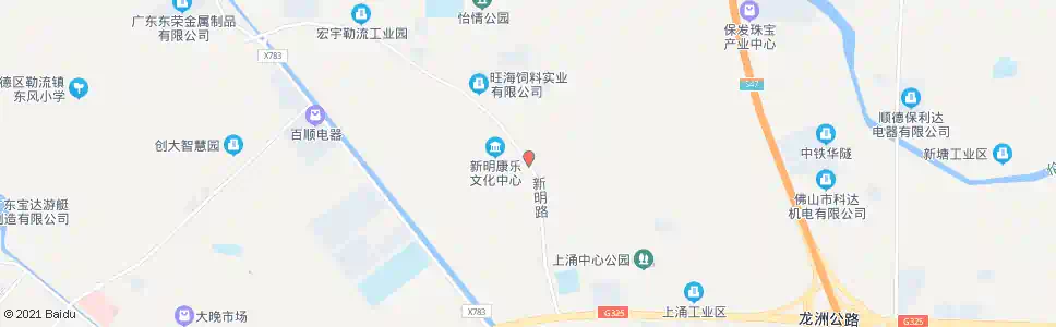 佛山新明村委_公交站地图_佛山公交_妙搜公交查询2025