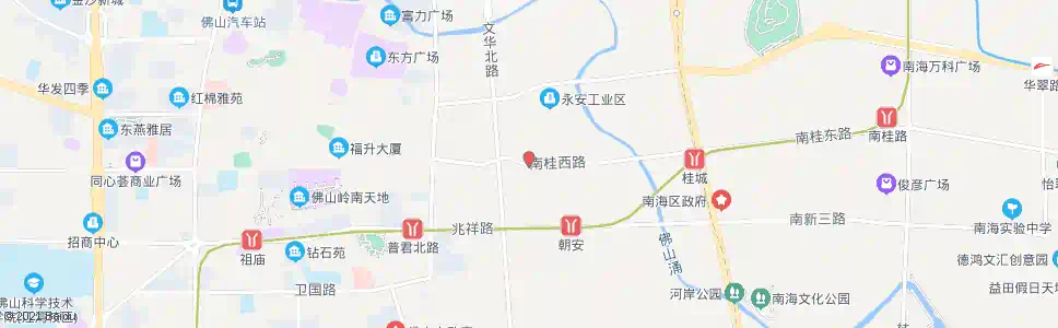 佛山朝一_公交站地图_佛山公交_妙搜公交查询2025