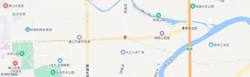 佛山桂澜路(石肯)_公交站地图_佛山公交_妙搜公交查询2025
