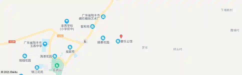 佛山湖坑村_公交站地图_佛山公交_妙搜公交查询2025