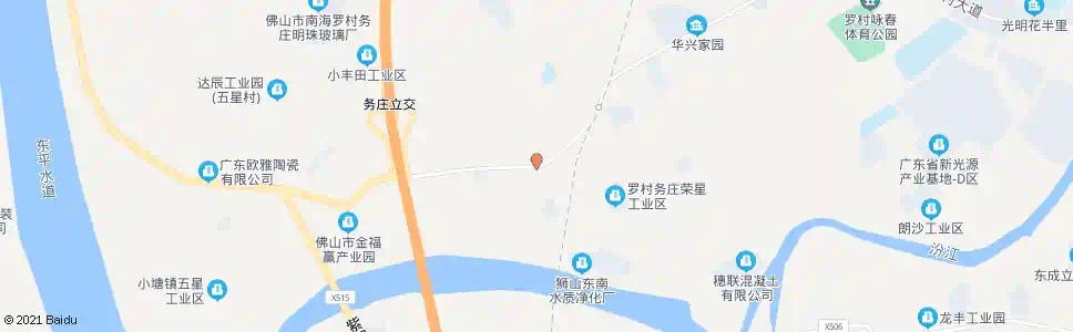 佛山东星村_公交站地图_佛山公交_妙搜公交查询2025