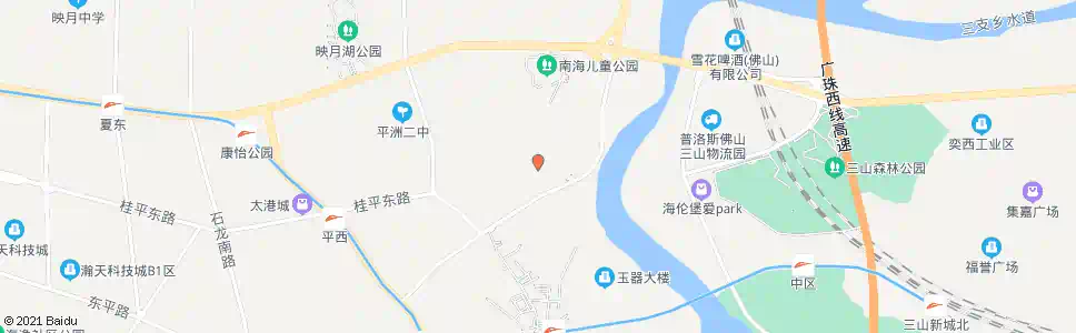 佛山桂城长者颐乐中心_公交站地图_佛山公交_妙搜公交查询2025