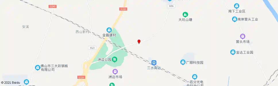佛山屏一村_公交站地图_佛山公交_妙搜公交查询2025