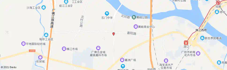 佛山黄歧百货大厦_公交站地图_佛山公交_妙搜公交查询2025